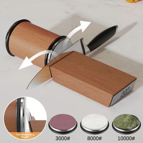 2025 Rolling Knife Sharpener Kit For Straight Edge Roller Knife Sharpening With Industry Diamonds Chef Knife Set Fast Delivery 260312