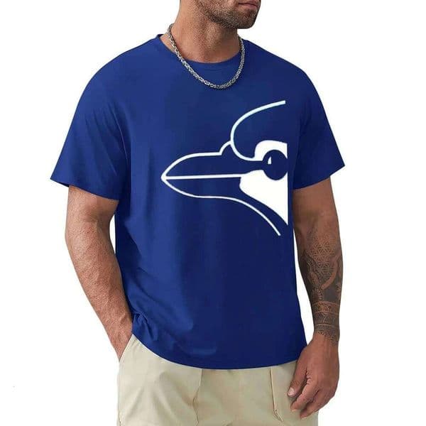 Summer men's T shirt Blue Jays minimalist 3D printing street casual quick drying breathable solid color sports short sleeves Q260312