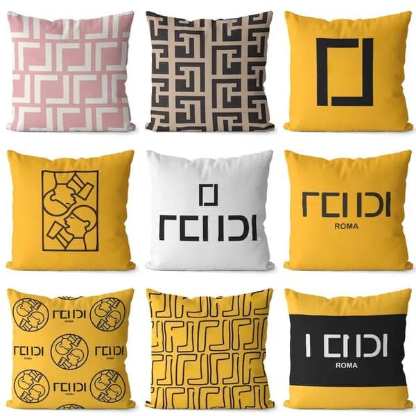 Letter Pillows Designer Pillowcase Bedding Home Room Decor Pillowcase Couch Chair Sofa Orange Car Thick Cashmere Cushion Multisize Men Women Pillows