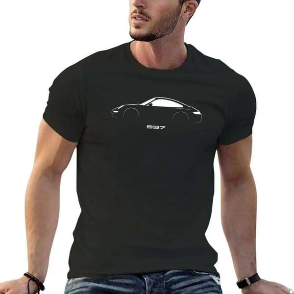 New 997 summer clothes Men's t-shirt brushstroke design T-Shirt men clothing harajuku oversized sweat shirt streetwear 2024 J260312