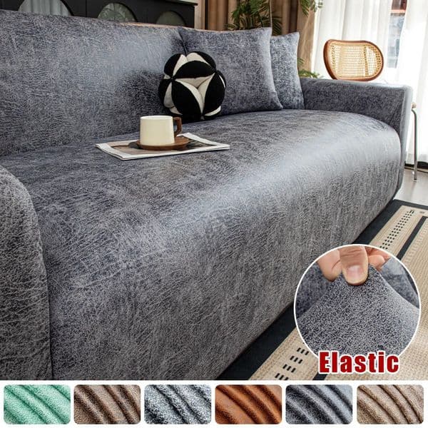Stretch Jacquard Couch Cover Universal Sofa Covers with Elastic Bottom Dog Cat Pets Friendly Washable Furniture Protector 1pc 260312