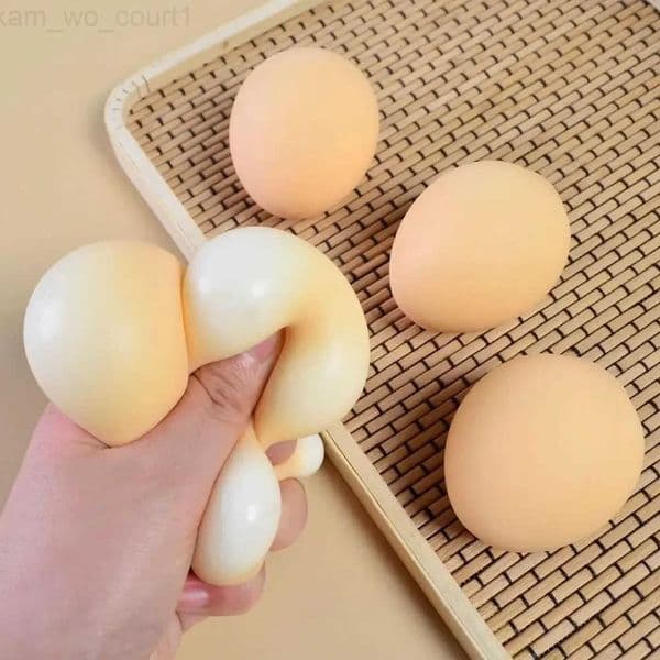 Egg Squeeze Toys Smart Eggs Adult Educational Toy Funny DecompressionVent Egg Squeeze Ball Gift SquishyStresd Reliever H260313