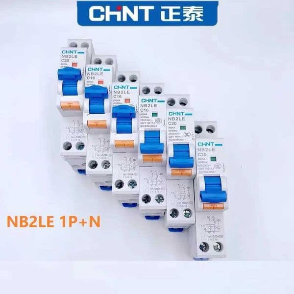 CHINT NB2LE 1PN leakage protection switch circuit breaker NB2 AC TYPE RCBO X260313