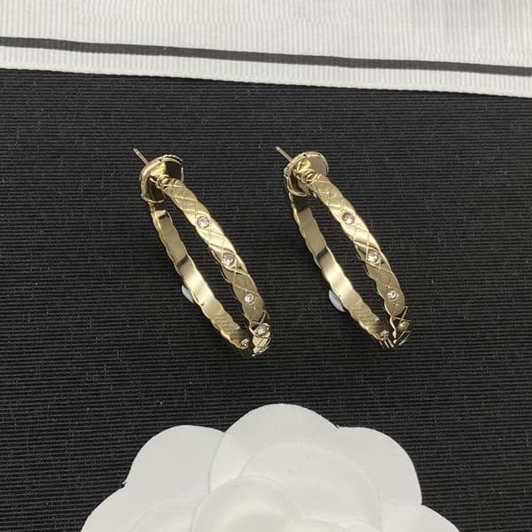 designer jewelry cc earrings coco diamond stud earrings for women channels earring