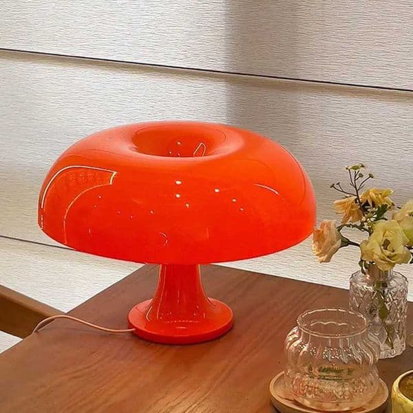 Led Mushroom Table Lamp Modern Minimalist Desk Lamp USB Powered Three-Color Dimming Suitable for Hotel and Bedroom Lighting Y260314