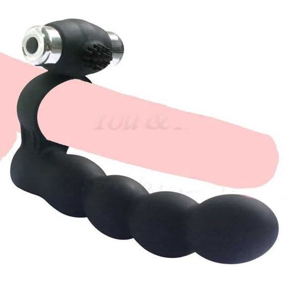 Anal Beads Penis Vibrating Ring Double Penetration Strapon Dildo G spot Vibrators Silicone Butt plug Adult Sex Toys For Couples Ha99