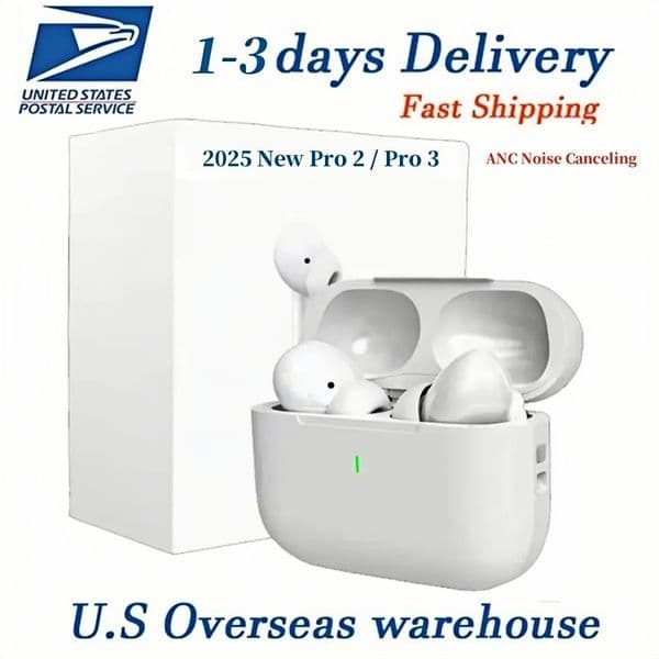 USA Stock for Airpods pro 2 airpods pro 3 airpods 4 Earphones Max Headphones Bluetooth Headphone Accessories Silicone Protective Cover Wireless Charging Case