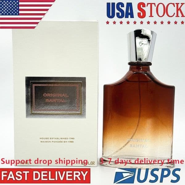 Fast Delivery in US 3-6 Days Perfume Santal Long Lasting Cologne EDP Designer Fragrance Deodorant Spray for Men 8f1