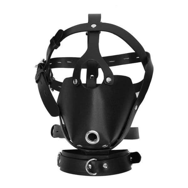 Erotic Toys Kits Adjustable Binding Strap Leather Headgear Men Roleplaying Mask Women BDSM Bind Belt Sex Game Adult Toy 18 Ha99