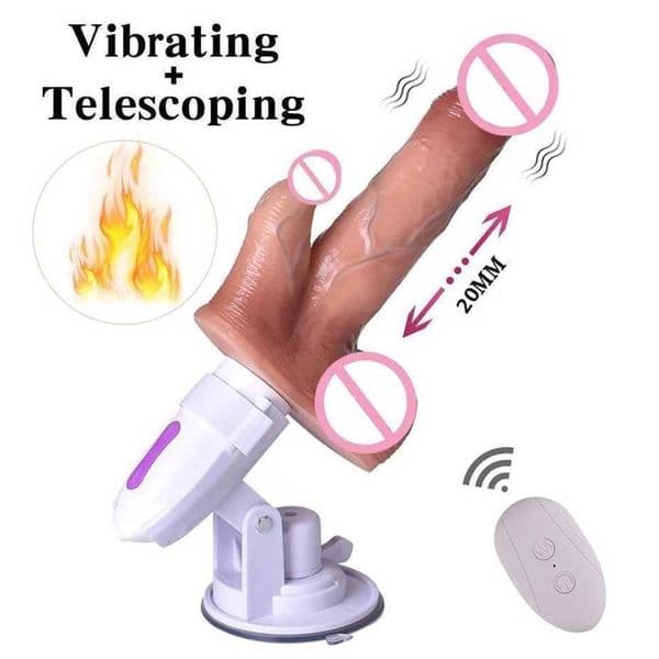 11A Masturbation Pumping Gun Sex Machine Telescopic Dildo Vibrators Wireless Remote Automatic Dildo for Women Adult Sex Toys