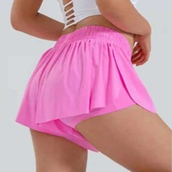 Comfort Sports Run Shorts Women Butterfly Tennis Skirt with Pockets Gym Yoga Athletic Biker Skirts 26Y0314