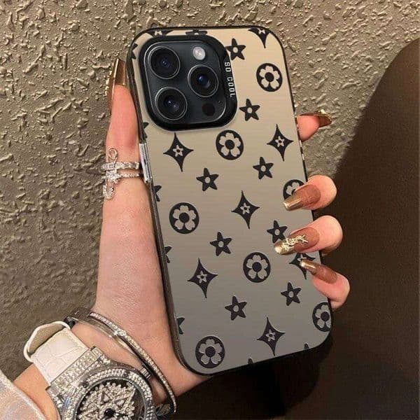 Simple stylish patterned phone case is suitable for iPhone 17 16 15 14 13 12 11 Pro/ Max /Plus anti-fall and shockproof 26L0314