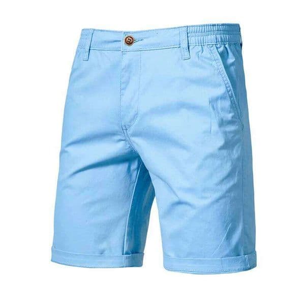 Fashion Mens 100% Cotton Business Casual Summer New Social Elastic Waist Cargo Y2k Bermuda Beach Gym Shorts Hombre Z260314