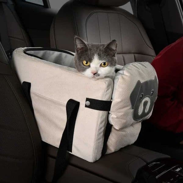 New Cute Pet Car Luggage Multifunction - Convenient Pet Car Safety Seat with Large Capacity - Dog Car Backpack for Outdoor Trave H260313