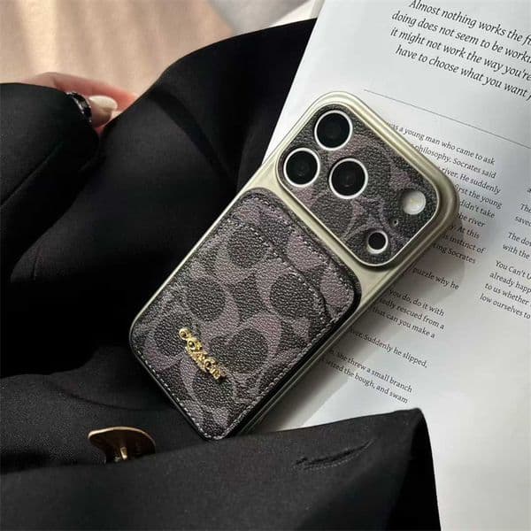 Phone Designer Luxury Card Wallet iPhone Cases for iphone 17Pro Max 17 17pro 16promax 16plus 15promax 14promax 13 12 Leather Card Holder Fashion Cellphone Case Cover