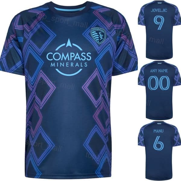 Club Soccer Sporting 11 Calvin Harris Jersey 2026 28 Wyatt Meyer 9 Dejan Joveljic Jacob Davis 93 Shapi Suleymanov 1 Pulskamp Stephen Afrifa Football Shirt Kits