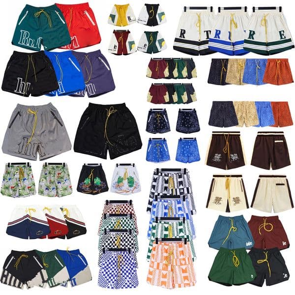 Designer pants men Shorts swim Embroidery Letter Print Swim Shorts Vintage Hip Hop Basketball Shorts Summer Casual Beach Shorts Men T-shirt Baggy