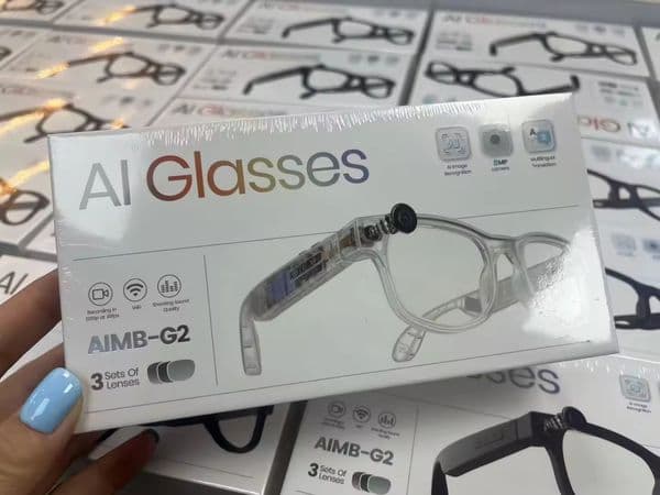Aimb-G2 artificial intelligence translator 800W high definition photo video recording instant translation smart glasses with camera