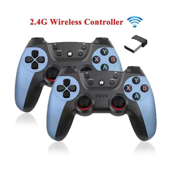 New Arrival Wireless Double Controller Video For Game Stick PC Smart TV Box 2.4G Gamepad Joystick 26L0314