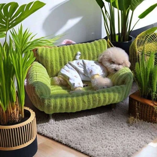 Puppy special sofa kennel warm pet Internet celebrity cat nest small dog sleeping mat cushion winter bed
