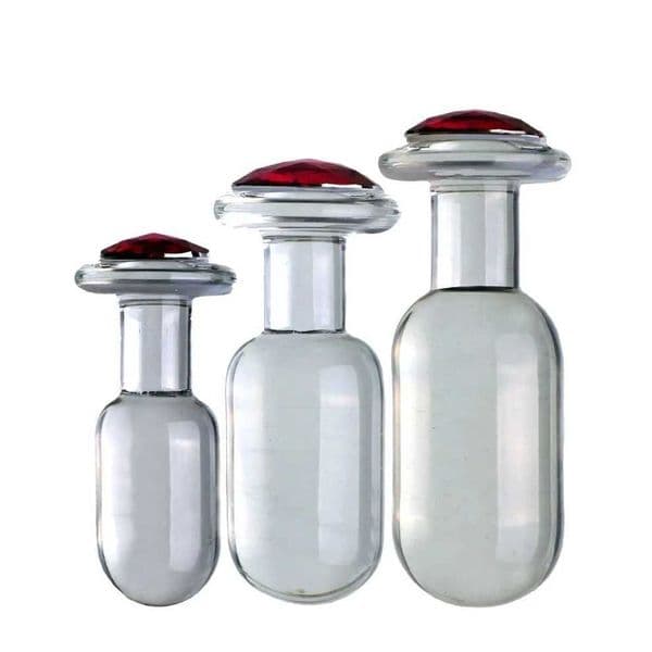 Large Crystal Butt Plug Vagina Ball Big Pyrex Glass Anal Plug Dildo Bead Adult Sex Toys for Women Men Gay Masturbator Ha99