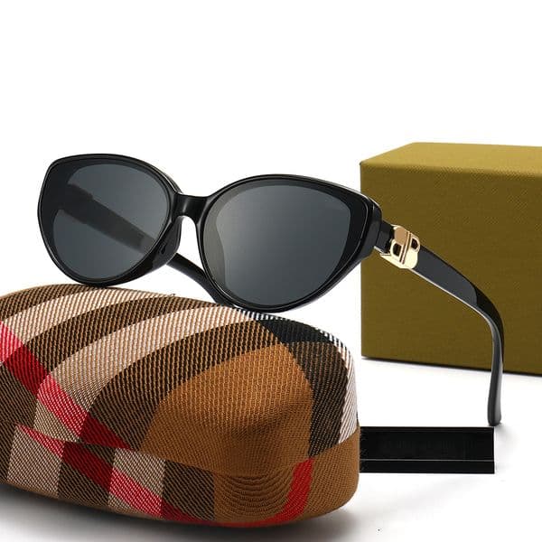 Luxury Designer Sunglasses Women Classic Cat Eye UV400 Popular Small Frame Fine Flat Lenses Goggle Beach Sun Glasses