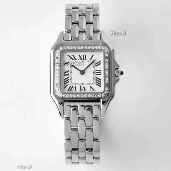 22 watch for ladies Designer Watch Square panthere fashion quartz movement square tanks Women gold silver watches Montre de Luxe bu3838