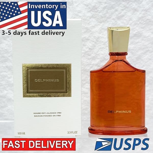US Fast Delivery Delphin Long Lasting Cologne for Men Designer Perfume Eau De Parfum Fragrance Deodorant Spray e86