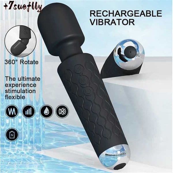 Powerful Vibrator for Women Clitoris Stimulator G Spot Dildo Body AV Magic Wand Massage Vibrating Sex Toy Female Adult Goods 18 Ha99