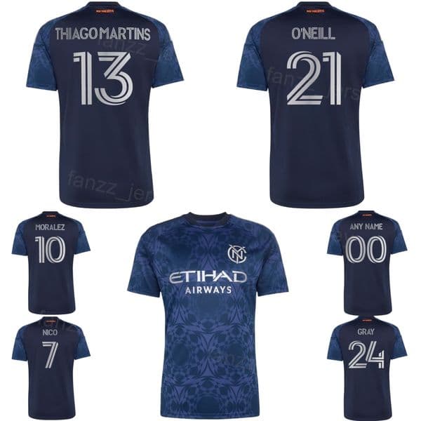 Club New York City Soccer Jerseys 7 FERNANDEZ 55 PARKS 10 MORALEZ 17 WOLF 49 FREESE 24 GRAY 26 OJEDA 5 TREWIN 11 MAGNO Football Shirt Kits Uniform Man 2026 Team