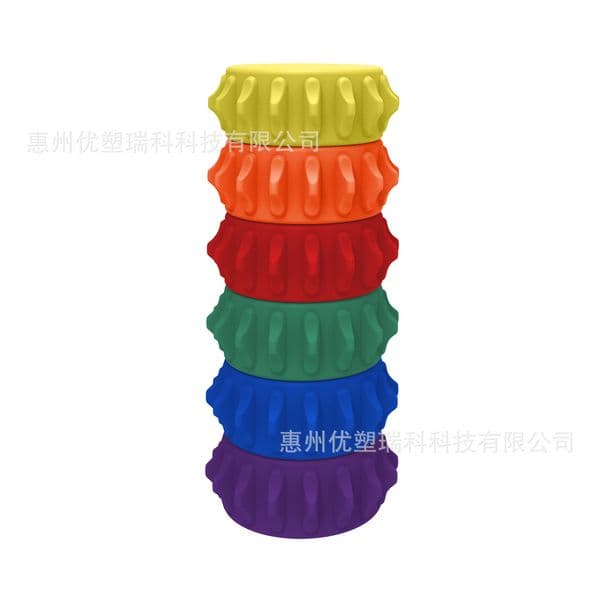 Sensory toys children's fingertip stress relief toy silicone rotating sensory ball grip ball With Origina Box