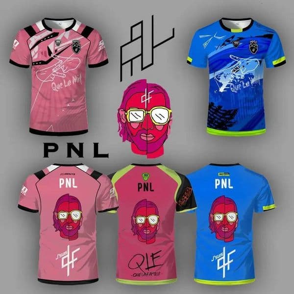 Men's T-Shirts 90 Minute PNL Jsuis QLF Printed Jersey Mens And Womens Youth Short Sleeve Football Training T-Shirt Adult Childrens Clothing