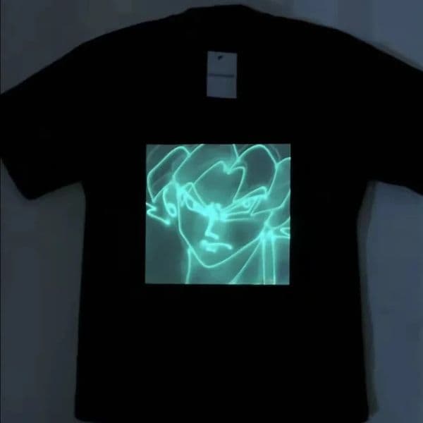 Interactive Glow in The Dark TShirt Luminous Drawing Board Shirt Neutral Fun Fluorescent Green Printing Cotton Short Sleeve Tees 260311