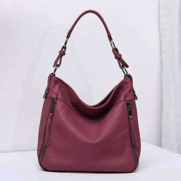 High Quality Women's Real Cow Leather Luxury Handbag, Versatile Ladies' Large Capacity Shoulder Crossbody High-end Commuting Bag