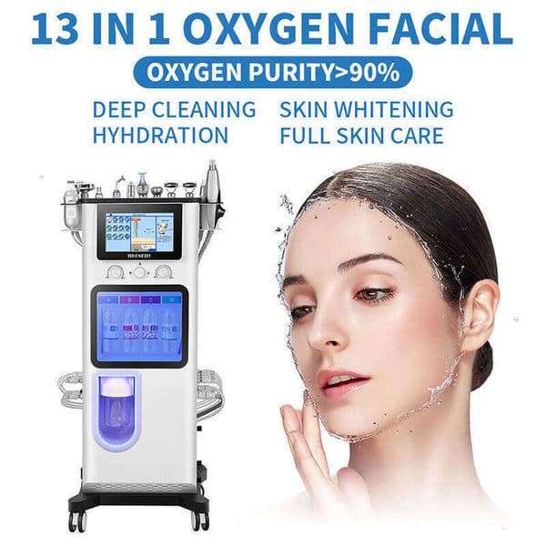 Newest Technology 14 In 1 Skin Peeling Beauty Care Machine Face Lifting Skin Tightening Treatment Spa Beauty Device