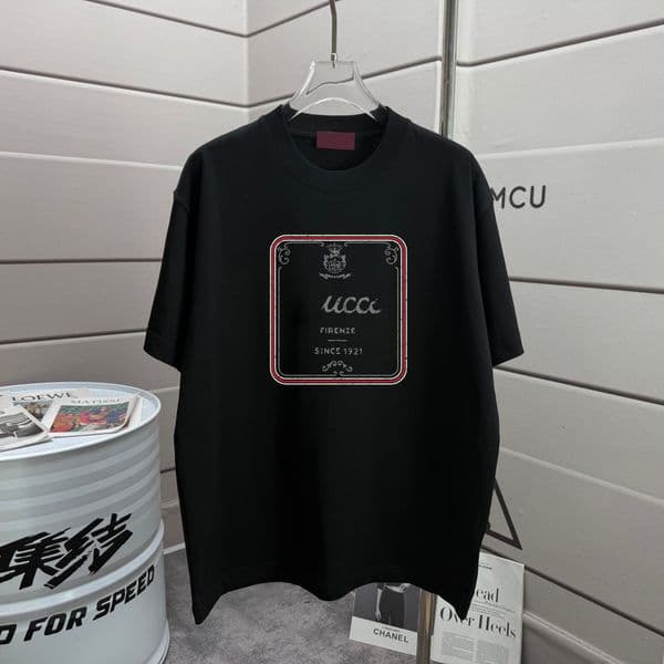 Men's Plus Tees & Polos Round neck embroidered and printed polar style summer wear with street pure cotton e433t