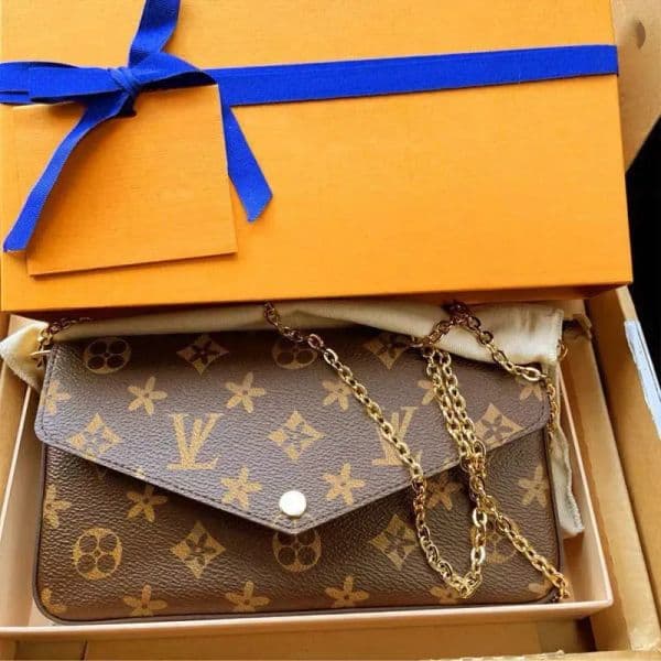 10A Designer Shoulder Bags 3/p Set Top Luxury Designer Wallet Shoulder Bag Women Classic Flower Pochette Felicie Bag Leather Clutch Tote Messenger bags 2026 M61276
