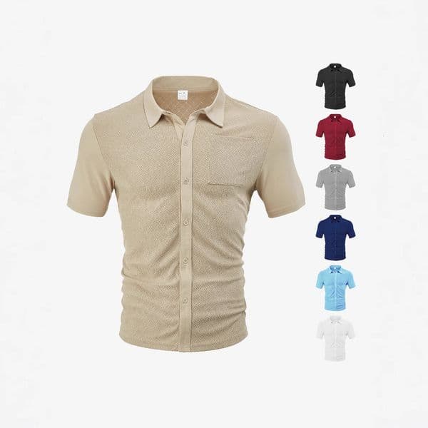 European And American Designer T-shirt Men's TK Cargo Polo Summer Loose Breathable Collar Cardigan Towel Jacquard Short Designer Hoodie Sleeve Men's Shirt