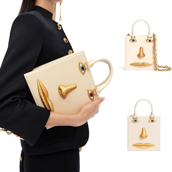 11 Schia pare lli Bags ANATOMY JEWELRY BAG Luxury Designer Face Bag Women Totes Check Velour Thread Purse Solid Hasp Square Stripes Women Luxury Stylish Even Hand bags