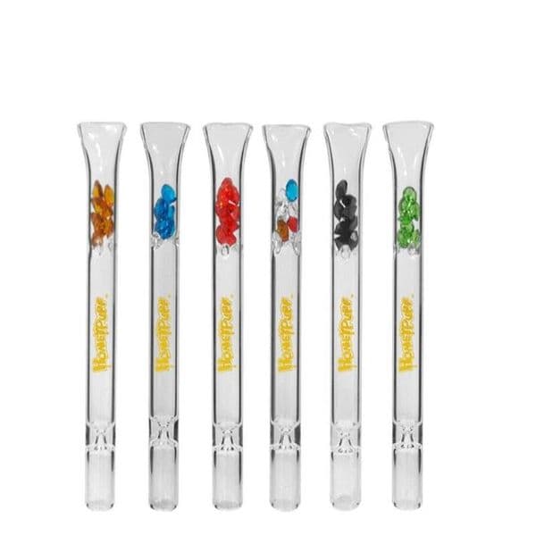 Glass smoke pipe nozzle color drill decoration can be cleaned