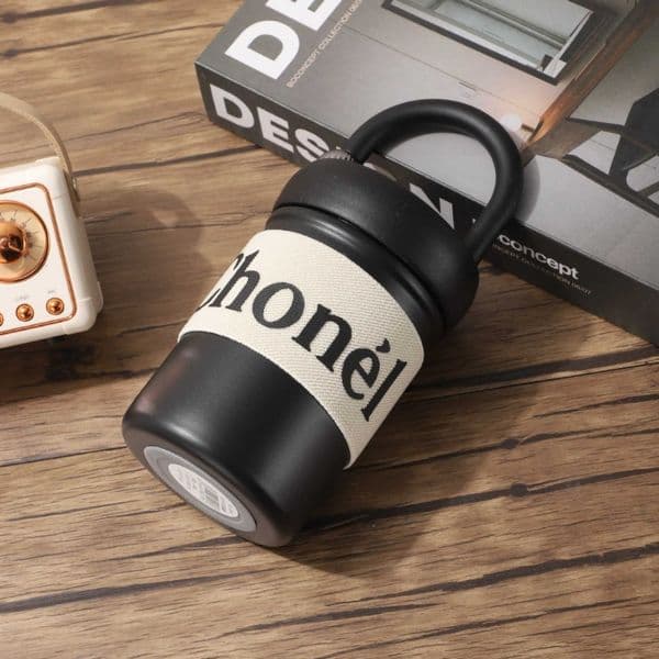 Compact Girl's Favorite Eco-Friendly Vacuum Bottle Keeps Beverages Warm/Cold All Day Long