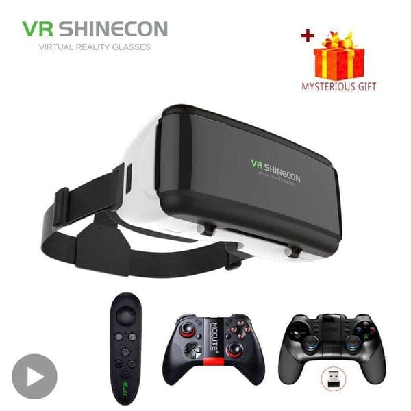 Shinecon Virtual Reality VR 3D Glasses Viar Lenses Headset Goggle Devices Helmet For Smartphone Cell Phone Smart Children Viewer 26Y0313