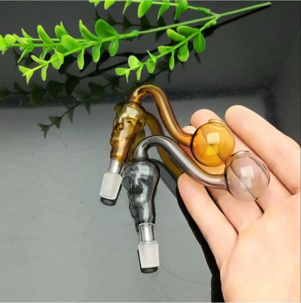 10mm color sacral S pot Wholesale Glass Hookah, Glass Water Pipe Fittings, Smoking ,Free Ship