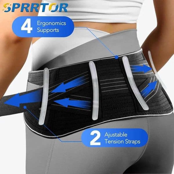 1PCS Sacroiliac Hip Belt for Women Men That Alleviates SciaticPelvicLower BackLeg and Sacral Nerve Pain Caused by Si Joint W260317