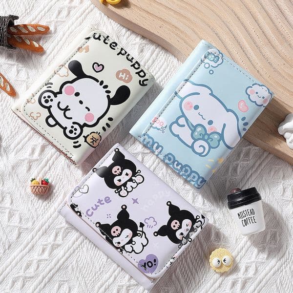 Manufacturer direct sales 30% off wallet, female niche, personalized, high-end, cute cartoon small coin wallet, student short wallet
