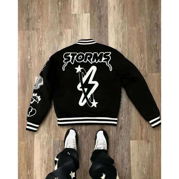 Harajuku American New Trend Personality Men Y2K Hip-hop Gothic Casual Joker Street Wear Graphics Mao Jinxiu Oversized Jacket 26W0316