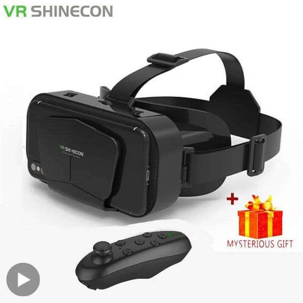 Shinecon Virtual Reality Viar 3D VR Glasses Device Helmet Lenses Headset Goggle Smart For Smartphone Cell Phone Mobile Realidade 26Y0313