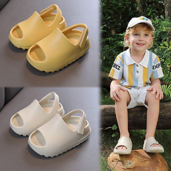 Children's flip-flops, summer sandals EVA coconut style outerwear beach shoes slouchy shoes toddler size baby shoes household use Free shipping