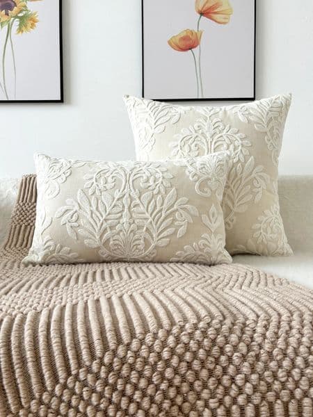 1pc Exquisite Embroidery Practical Pillow Case Sofa Throw Cover Bedroom Home Decor 260312
