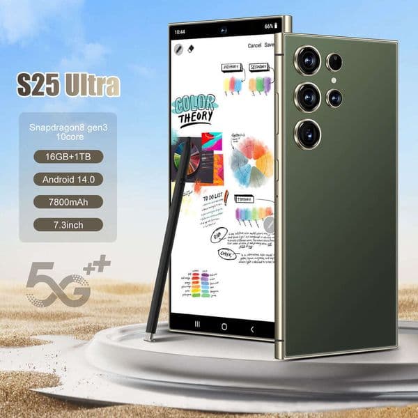 Cross-border best-selling smartphone S25 Ultra incell large screen 7.3inch Octa-core Android 12 16+1T
